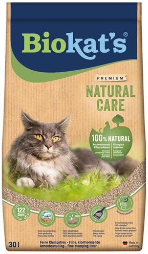 Biokat's - Natural Care Kattenbakvulling - Plantaardig (30 Liter) - Bivakshop