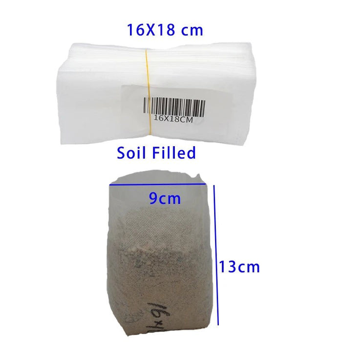 Biologisch afbreekbare nonwoven kweekzakken - Duurzame plantenzakjes voor tuin & kwekerij - Bivakshop