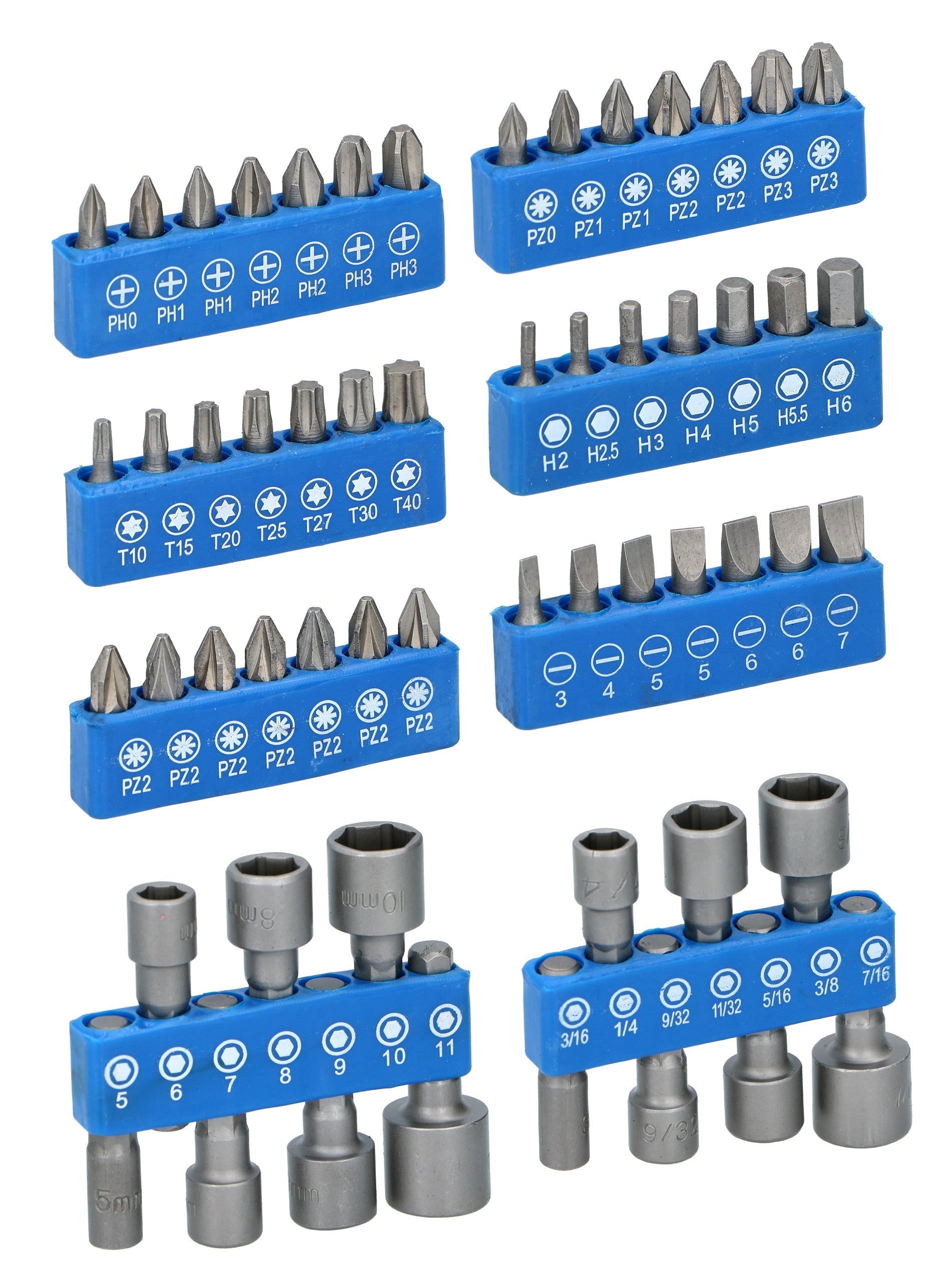 Bitset/Doppenset/Ratelset - 58 - delige kinzo gereedschapset - Ratel en flexibel verlengstuk - Bivakshop