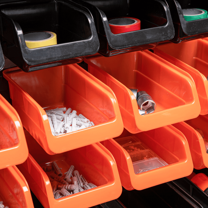 BLACK+DECKER – Gereedschapswand Opbergset 43 - Delig – Opbergbakjes – Hangers - Bivakshop