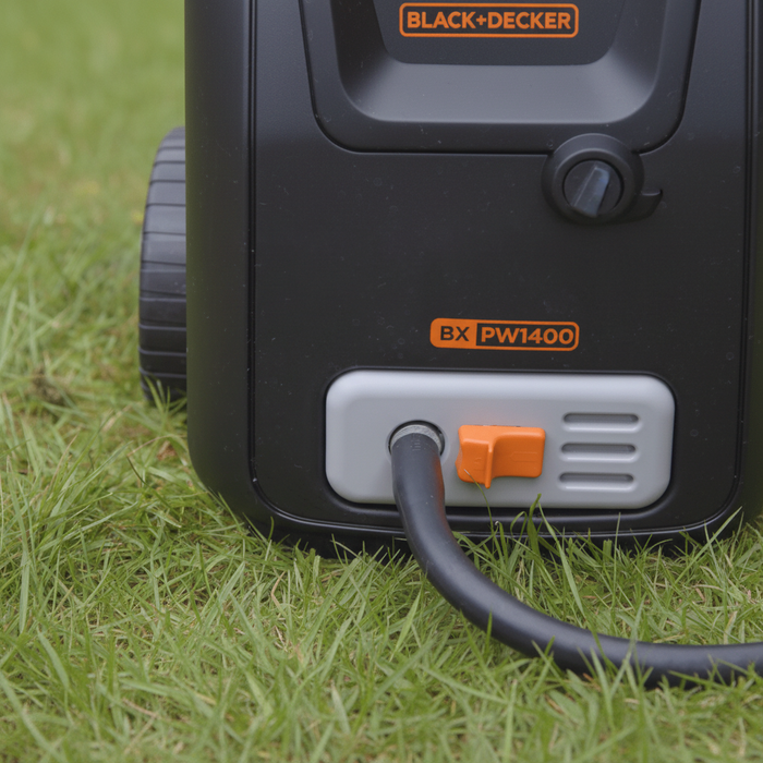 Black+Decker - Hogedrukreiniger 220/240V – Krachtige Reiniging voor Terras, Auto en Tuin - Bivakshop