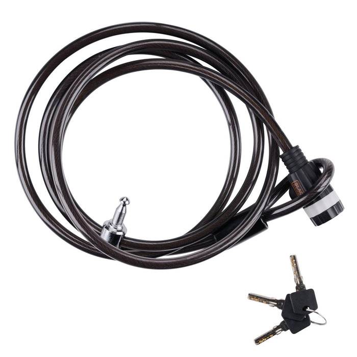 BLACK+DECKER - Kabelslot – Ø10 mm x 240 cm – zwart - Bivakshop