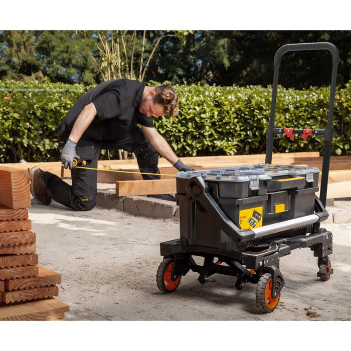 BLACK+DECKER – Opvouwbare 2 - in - 1 Steekwagen – 120 kg Draagvermogen - Bivakshop