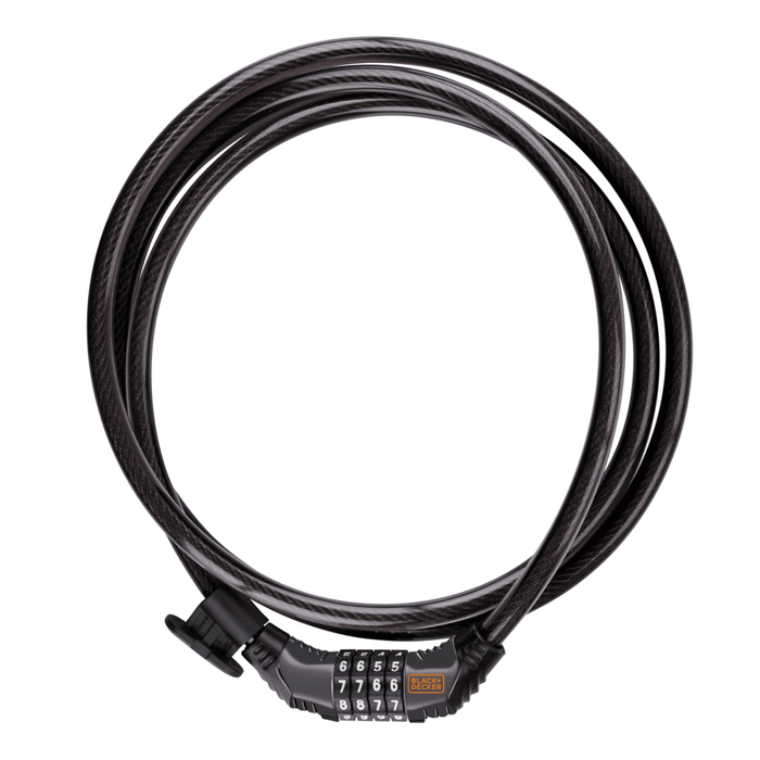 Black+Decker - Robuust Cijferslot – 3 - Cijferige Combinatie – Veilig & Duurzaam - Bivakshop