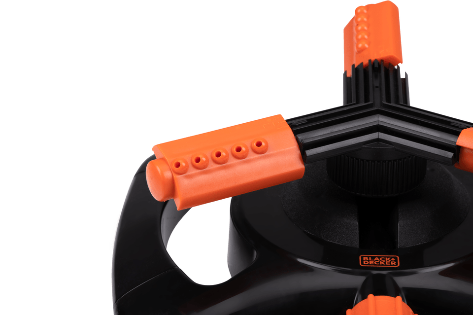 Black+Decker - Roterende Tuinsproeier – 3 - Armig – Verstelbaar & Efficiënt – Waterbeheer - Bivakshop