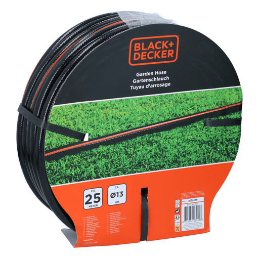 Black+Decker - Tuinslang – Ø13mm x 25 meter – UV - Bestendig & Knikvrij – Flexibel Waterbeheer - Bivakshop
