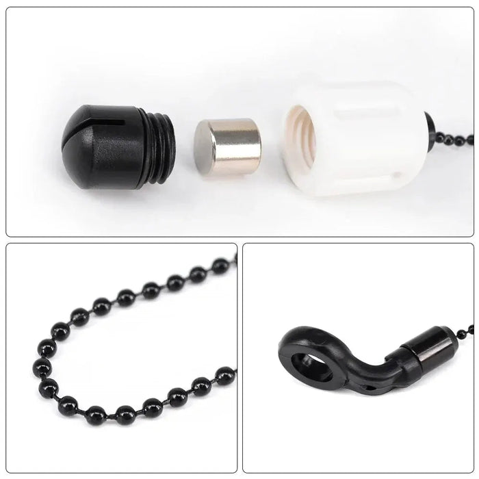 Bobbin Hanger – Drop - Off Indicator met Messing Ball Chain - Bivakshop