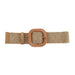 Boho gevlochten stro riem – Elastische brede tailleband casual zomerstijl – Dames accessoire - Bivakshop