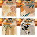 Boho Planten Tafelloper – Natuurlijke Linnen Look – Botanische Tafeldecoratie voor een Warm Interieur - Bivakshop