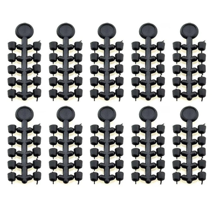 Boilie Screws & Rubber Stoppers Set (70x) – Rig Componenten - Bivakshop