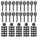 Boilie Screws & Rubber Stoppers Set (70x) – Rig Componenten - Bivakshop