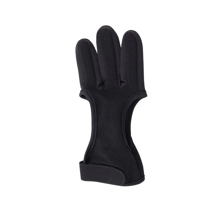 Boogschiet handschoen - Beschermende drievinger handschoen voor recurveboog en handboogschieten - Bivakshop
