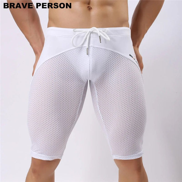 Brave Person zomerse sportshorts - Ademend mesh - Multifunctionele knielange zwemshorts - Bivakshop
