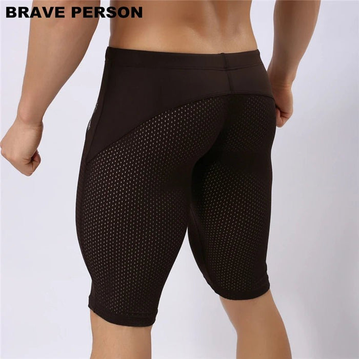 Brave Person zomerse sportshorts - Ademend mesh - Multifunctionele knielange zwemshorts - Bivakshop