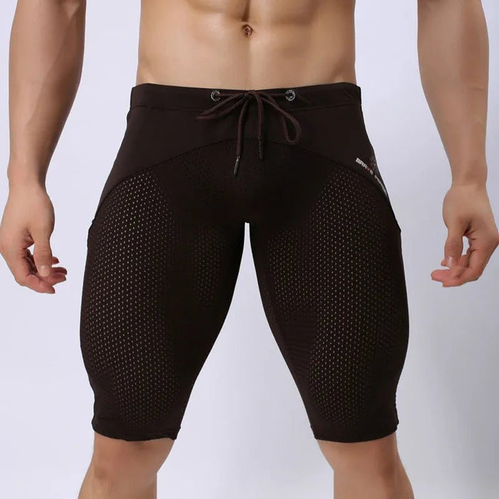 Brave Person zomerse sportshorts - Ademend mesh - Multifunctionele knielange zwemshorts - Bivakshop