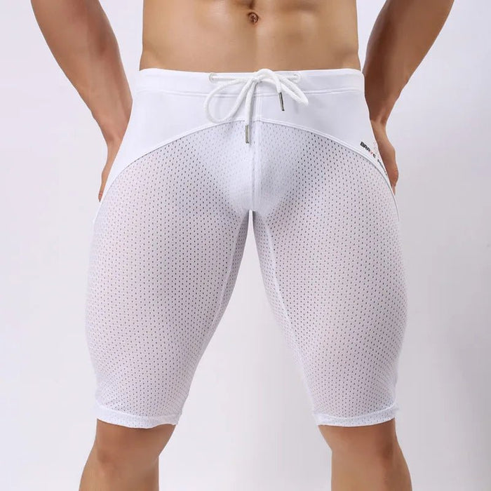 Brave Person zomerse sportshorts - Ademend mesh - Multifunctionele knielange zwemshorts - Bivakshop