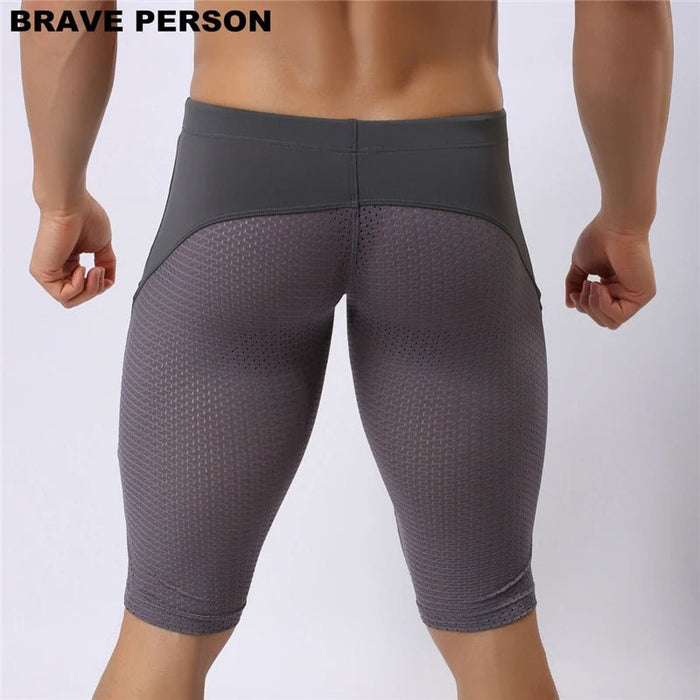 Brave Person zomerse sportshorts - Ademend mesh - Multifunctionele knielange zwemshorts - Bivakshop
