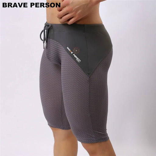 Brave Person zomerse sportshorts - Ademend mesh - Multifunctionele knielange zwemshorts - Bivakshop