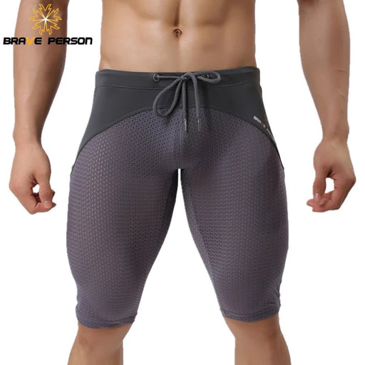 Brave Person zomerse sportshorts - Ademend mesh - Multifunctionele knielange zwemshorts - Bivakshop