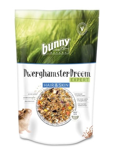 Bunny Nature - Dwerghamsterdroom Expert - Hair & Skin (500 gr) - Bivakshop