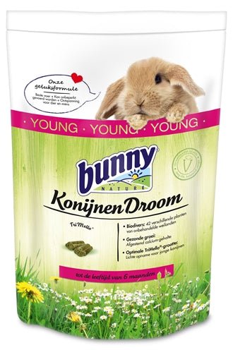 Bunny Nature - Konijnendroom Young - Biodivers Groeivoer (1,5 kg) - Bivakshop