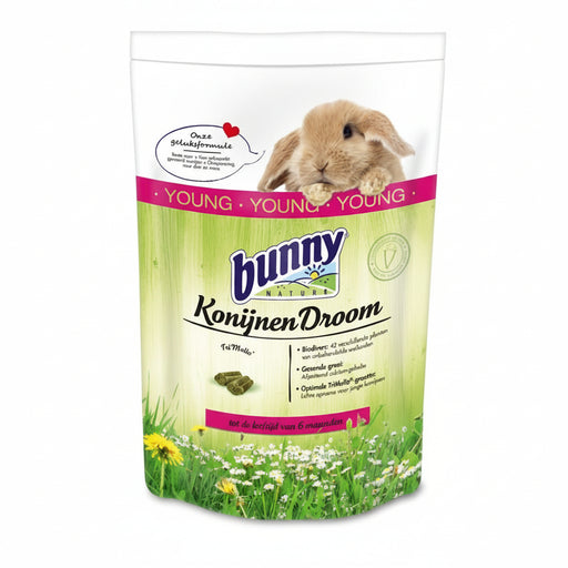 Bunny Nature - Konijnendroom Young - Biodivers Groeivoer (1,5 kg) - Bivakshop