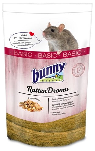 Bunny Nature - Rattendroom Basic - Natuurlijk & Gebalanceerd (500 gr) - Bivakshop
