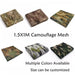 Camouflagenet van 300D – Zonnescherm & tuinafscheiding 1,5 m breed voor outdoor gebruik - Bivakshop