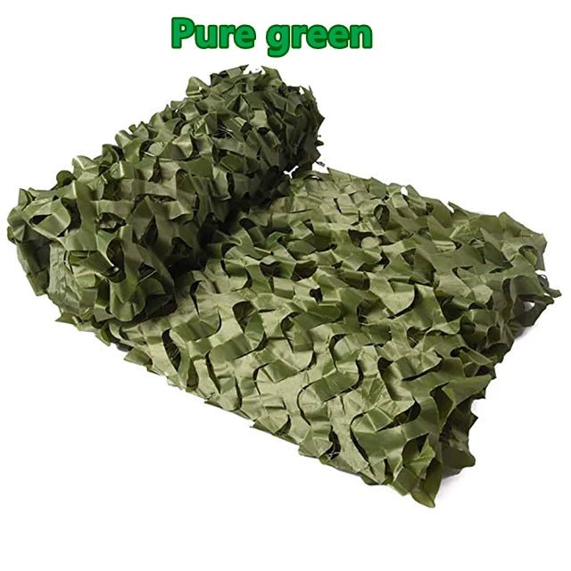 Camouflagenet wit/blauw/beige – 1.5x1m tot 4x5m schaduwdoek voor tuin, camping & camouflage - Bivakshop