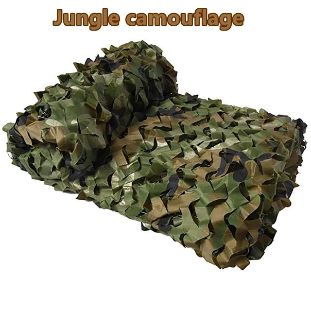 Camouflagenet wit/blauw/beige – 1.5x1m tot 4x5m schaduwdoek voor tuin, camping & camouflage - Bivakshop