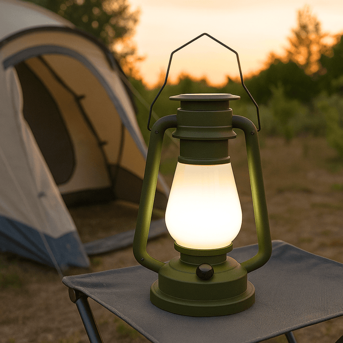 Camp Active - Zonne Campinglamp – Solar Lantaarn – Duurzaam & Energiezuinig voor Outdoor & Noodgeval - Bivakshop
