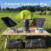 Camping Kookgerei Tas – Opbergzak voor kookgerei & outdoor kooktoestellen – M/L formaat met verstelbare vakken - Bivakshop