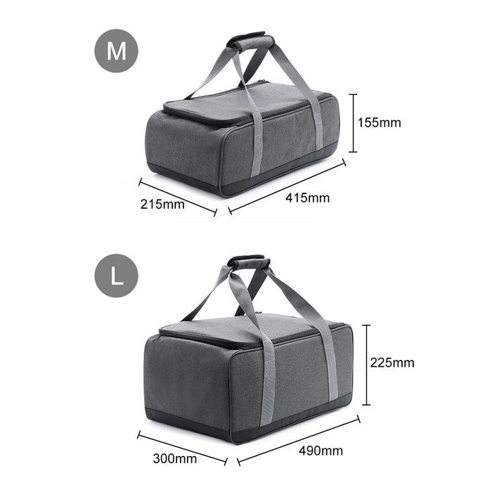 Camping Kookgerei Tas – Opbergzak voor kookgerei & outdoor kooktoestellen – M/L formaat met verstelbare vakken - Bivakshop