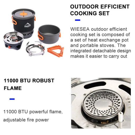 Camping Kookset – Warmtewisselaar – Gasbrander & Kookgerei - Bivakshop