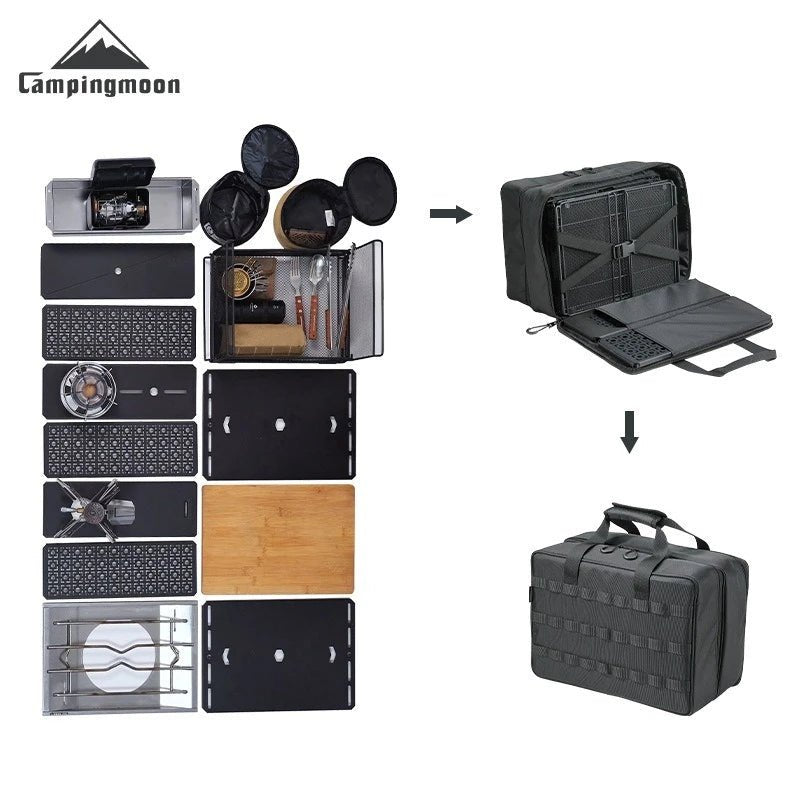 CAMPINGMOON BK - 46 Large Capacity Storage Bag Camping IGT Module Collection Storage Bag Outdoor Tactical Packaging Kit - Bivakshop