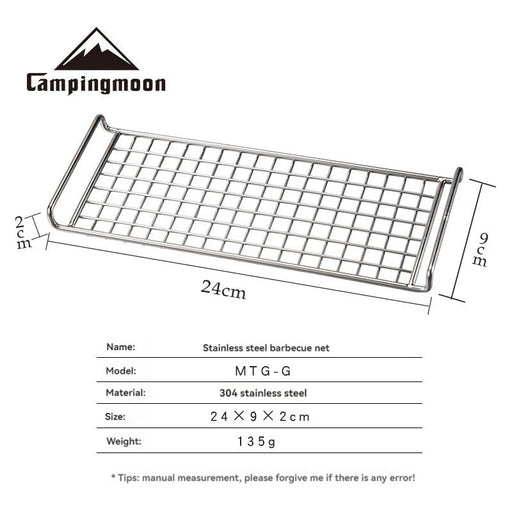 CAMPINGMOON MTG - G barbecue grill - Lichtgewicht en compact - Bivakshop