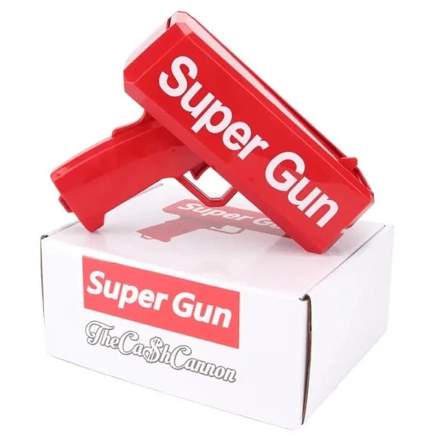 Cash cannon bankbiljetten shooter - interactief speelgoed voor feesten en evenementen - Bivakshop
