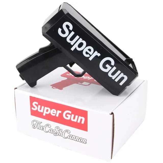 Cash cannon bankbiljetten shooter - interactief speelgoed voor feesten en evenementen - Bivakshop
