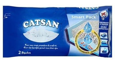 Catsan - Smart Pack Kattenbakvulling - Absorberende Hygiëne (2x4 Liter) - Bivakshop