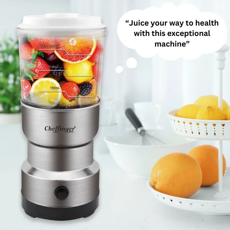 Cheffinger CF-CGB300 - 300W - Koffiemolen & sapcentrifuge elektrische blender - Bivakshop