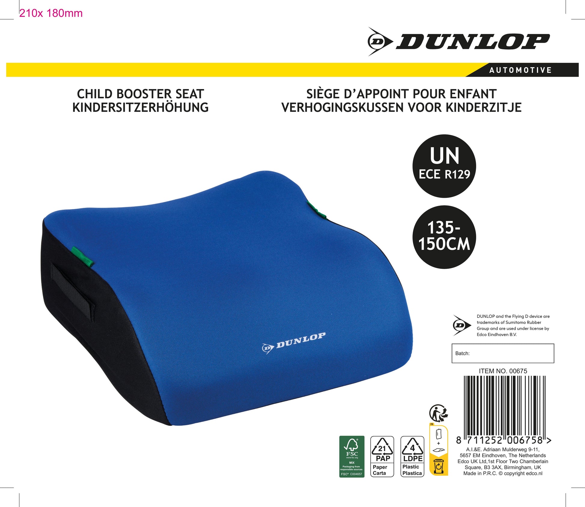 Child Seat Bubu Blue - Bivakshop