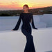 Chique sexy backless - Lange jurk club party - Strandvakantie bodycon zon bescherming - Bivakshop