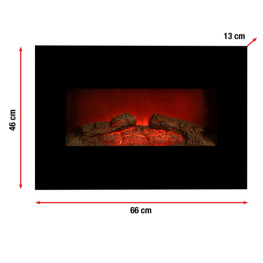 Classic Fire - Heater Wall Memphis Led 80Cm - Bivakshop