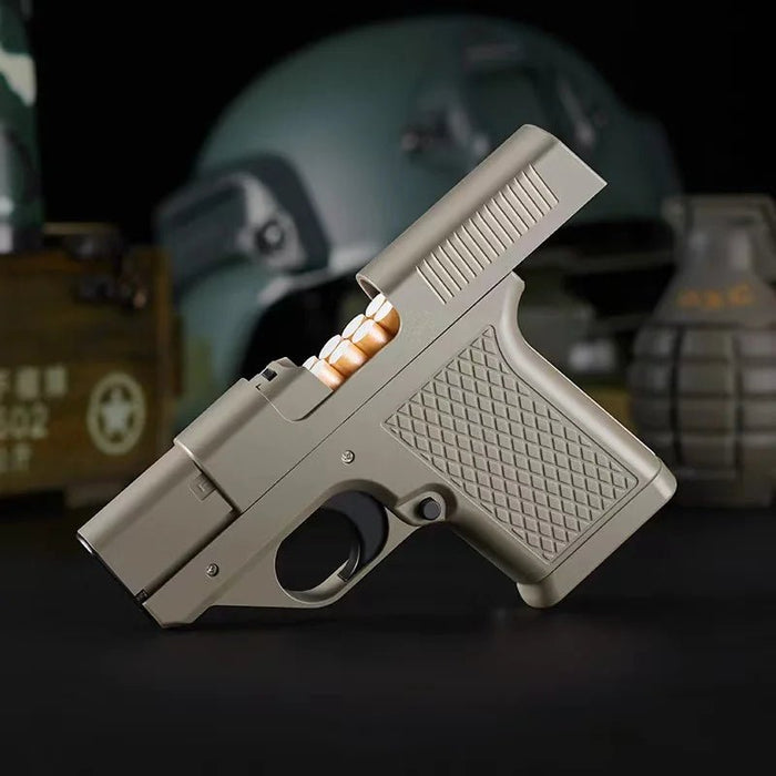 Clip Gun Type Butaan Gas Aansteker – Windproof jet vlam – 3 - in - 1 Sigarettenhouder – Blauw vuur – Mannen cadeau (zonder gas) - Bivakshop