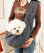Comfortabele draagtas hond en kat – schouder sling – reisvriendelijk - Bivakshop