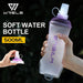 Compacte Soft Flask – Opvouwbare Waterfles met Brede Hals – Ultra - Lichtgewicht TPU Drinkfles voor Hardlopen & Trekking - Bivakshop
