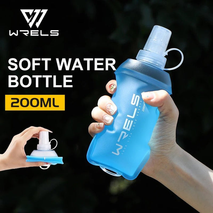 Compacte Soft Flask – Opvouwbare Waterfles met Brede Hals – Ultra - Lichtgewicht TPU Drinkfles voor Hardlopen & Trekking - Bivakshop