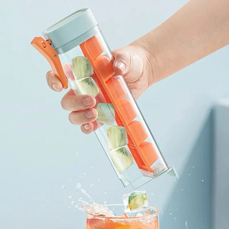 Creatieve ijsblokjesvorm met handgreep - Eenvoudig los te maken - IJsblokjesmaker voor cocktails en whiskey - Bivakshop