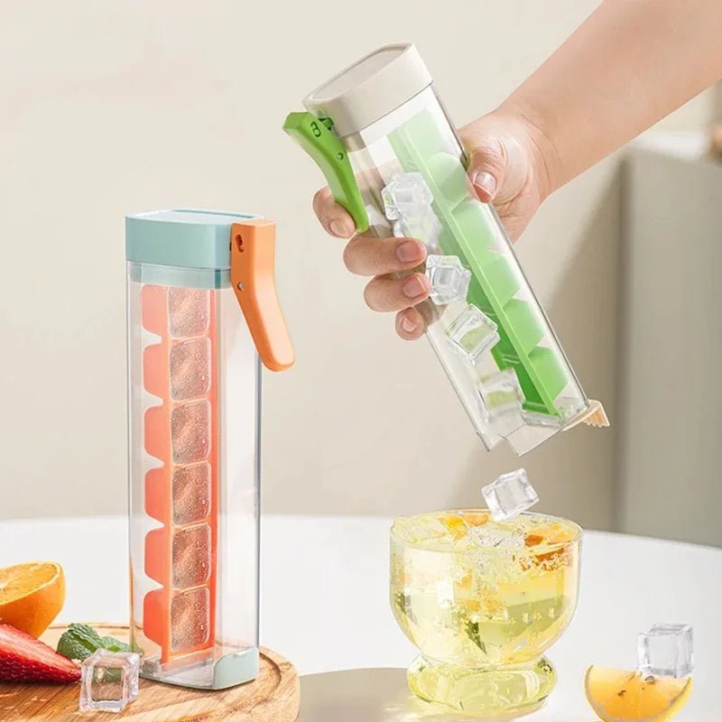 Creatieve ijsblokjesvorm met handgreep - Eenvoudig los te maken - IJsblokjesmaker voor cocktails en whiskey - Bivakshop
