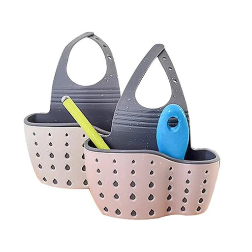 Creatieve keukenmand gootsteen afdruiprek - Sponsopberger, hangende organizer en zeef - Bivakshop